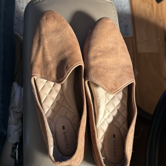 Birdies The Starling Golden oak suede slipper flats comfort shoes Sz 8 - Picture 10 of 11